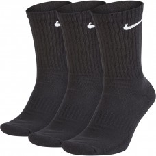 Nike Everyday Cushioned Crew Socks 3 poros, juodos
