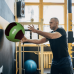 Odinis Svorinis Treniruočių Kamuolys THOMS Wall Ball 4kg.