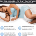 Ortopedinė Memory Foam Kelių Pagalvėlė Klubo ir Nugaros Skausmui Malšinti