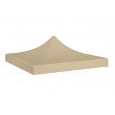 Pavėsinės stogo uždangalas 2 × 2 m – smėlio spalvos, 160 g/m² Pavėsinės stogo uždangalas 2 × 2 m – smėlio spalvos, 160 g/m²