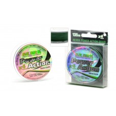 Pintas Valas Power Action X-4 Green, Ilgis 135 m, Storis 0.12 mm