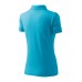 Polo marškinėliai MALFINI Pique Polo Blue Atol, moteriški