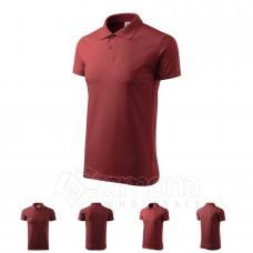 Polo marškinėliai MALFINI Single J. Burgundy, unisex