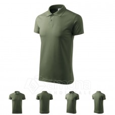 Polo marškinėliai MALFINI Single J. Khaki, unisex