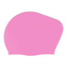 Silikoninė plaukimo kepuraitė ilgaplaukiams THOMS SCLH104-05, Pink (20,5 cm)