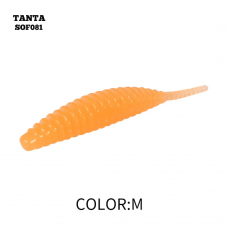 Silikoninis masalas AsaTsuri Tanta Hot Orange, ilgis 2,5 cm,.20vnt