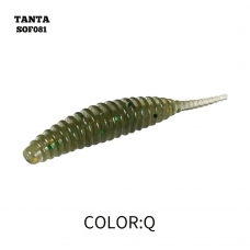 Silikoninis masalas AsaTsuri Tanta Watermelon Flake, ilgis 2,5 cm, 20vnt