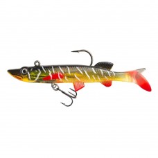 Silikoninis masalas su Jig galvute AsaTsuri T-Tail 3D NaturalPike 12 cm, 23g