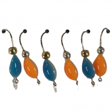 Smelt rig 6 Avižėlės Skaidri/Mėlyna/Oranžinė