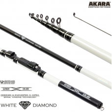 Spiningas teleskopinis AKARA White Diamond MF TX-30 240 cm