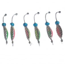 Stintinė sistemėlė 6 Avižėlės Oranžinė/Žalia/Geltona/Rožinė/Violetinė