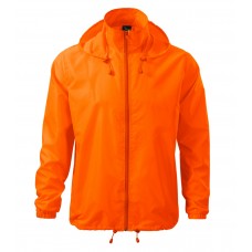 Striukė nuo vėjo ir lietaus Malfini Windy 524 neon orange, unisex