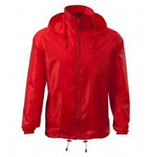 Striukė nuo vėjo ir lietaus Malfini Windy 524 red, unisex