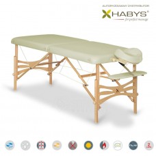 Sulankstomas masažo stalas HABYS Panda Vinyl Flex Ecru 210x70cm