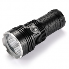 Taktinis 4-ių LED Rankinis Žibintas Dive Light XHP70, Atsparus Vandeniui iki 200m