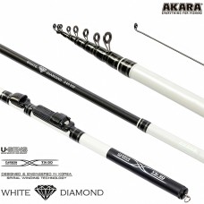 Teleskopinė meškerė AKARA WHITE DIAMOND MF TX-20, 2,10 m, 5-25 g (WD-210MF)