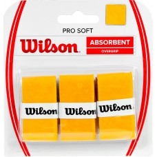 Teniso Raketės Apvija Wilson Pro Soft Absorbent Overgrip Geltona /WRZ4040GO