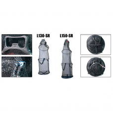 Tinklas Žuvies Laikimui Su Rankena 130cm 3 Sekcijos