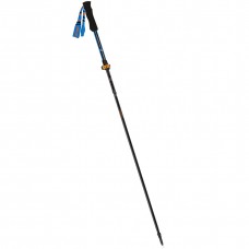 Trekingo lazdos Viking Kettera Pro juoda-mėlyna-oranžinė 115-135 cm