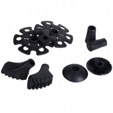 Trekingų lazdų antgalių rinkinys juodos spalvos Viking 666-17-4004-09-UNI