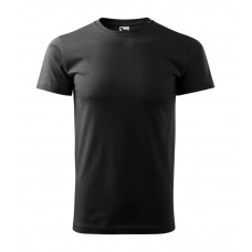 Unisex marškinėliai MALFINI Heavy New 137 Black, 200g/m2