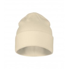 Unisex megzta kepurė MALFINI Beanie 315 almond – klasikinis žieminis modelis