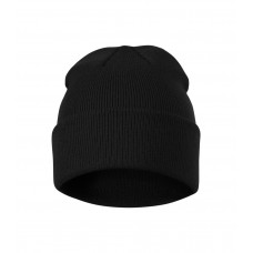 Unisex megzta kepurė MALFINI Beanie 315 black – klasikinis žieminis modelis