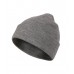 Unisex megzta kepurė MALFINI Beanie 315 dark gray melange – klasikinis žieminis modelis