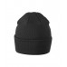 Unisex megzta kepurė MALFINI Beanie 315 ebony gray – klasikinis žieminis modelis