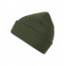 Unisex megzta kepurė MALFINI Beanie 315 Khaki – klasikinis žieminis modelis