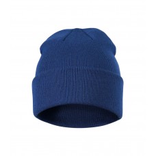 Unisex megzta kepurė MALFINI Beanie 315 royal blue – klasikinis žieminis modelis