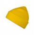 Unisex megzta kepurė MALFINI Beanie 315 yellow – klasikinis žieminis modelis