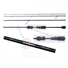 Universalus Spiningas AKARA Teuri Travel TX-30 4-dalių, Ilgis 2,28 m. Testas 0,5-6g.