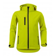 Vaikiška Softshell striukė Malfini Performance 535, lime punch 300 g/m²