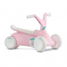 Vaikiškas rožinės spalvos kartingas su pedalais Berg Gokart GO²