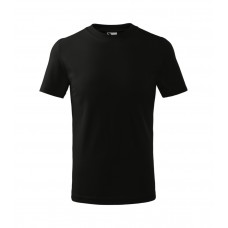 Vaikiški Marškinėliai MALFINI Classic Black 160 g/m²