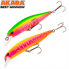 Vobleris AKARA Best Minnow BM100SP, Spalva A207/161, Svoris 15 g, Plūdrus