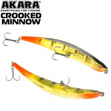 Vobleris AKARA Crooked Minnow 110F, 10g, 110mm, Spalva - A190