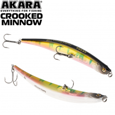 Vobleris AKARA Crooked Minnow 110F, 10g, 110mm, Spalva - A210