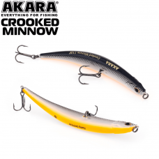Vobleris AKARA Crooked Minnow 110F, 10g, 110mm, Spalva - A9