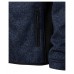 Vyriška megzto Softshell striukė RIMECK Casual 550 Knit blue, 350 g/m²