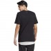 Vyriški marškinėliai adidas Essentials Single Jersey Linear Embroidered Logo , juodi