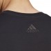 Vyriški marškinėliai adidas Essentials Single Jersey Linear Embroidered Logo , juodi