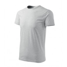 Vyriški Marškinėliai MALFINI Basic, Ash Melange 160g/m2