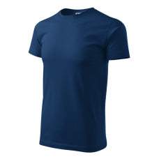 Vyriški Marškinėliai MALFINI Basic, Midnight Blue 160g/m2