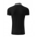 Vyriški Polo Marškinėliai MALFINI Collar Up Black 215 g/m²