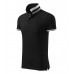 Vyriški Polo Marškinėliai MALFINI Collar Up Black 215 g/m²