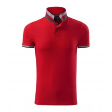 Vyriški Polo Marškinėliai MALFINI Collar Up Formula red 215 g/m²