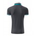 Vyriški Polo Marškinėliai MALFINI Collar Up Light anthracite 215 g/m²