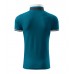 Vyriški Polo Marškinėliai MALFINI Collar Up Petrol blue 215 g/m²